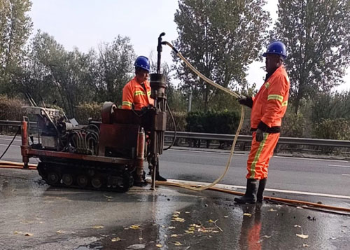 湖南高速公路下沉注浆加固